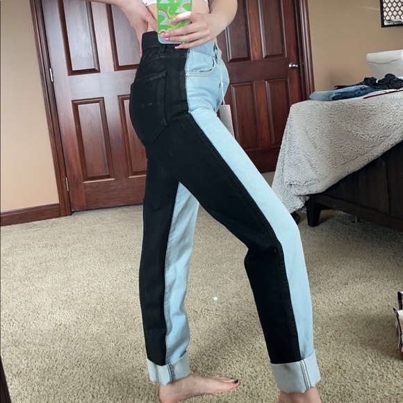 Revice Denim Two Toned Jeans - Picture 1 of 6